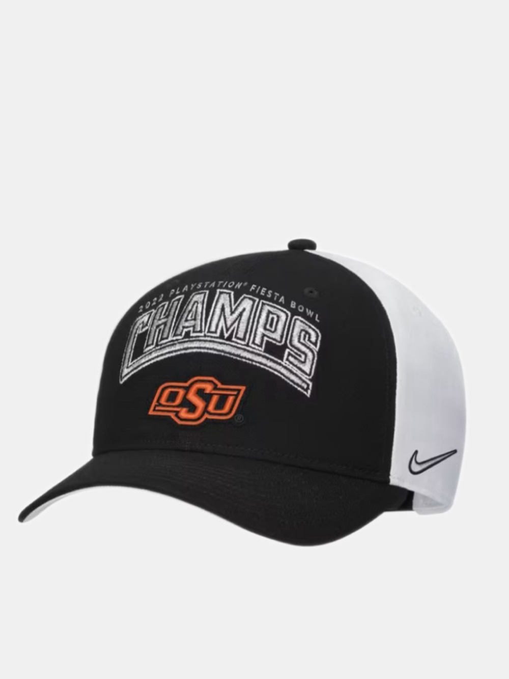 Nike 2022 PlayStation Fiesta Bowl Champs OSU Oklahoma State Snapback Hat Cap